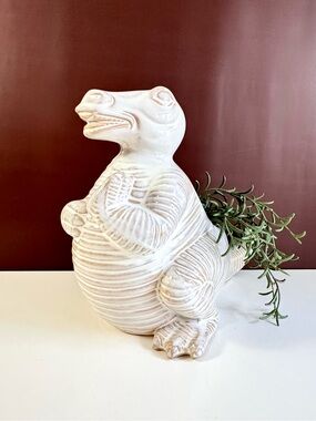 Ceramic Dinosaur Terracotta Indoor~Outdoor Planter